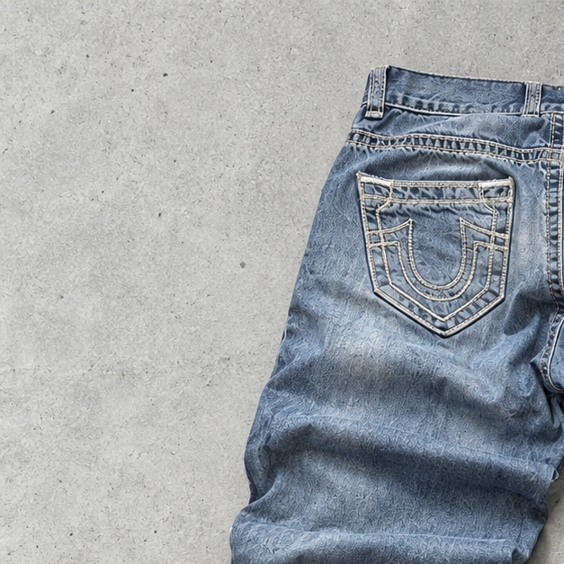 True Religion Straight Jeans Light Blue Limited (W32 | DE 48)