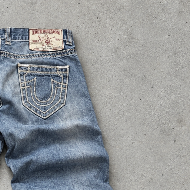 True Religion Straight Jeans Light Blue Limited (W32 | DE 48)