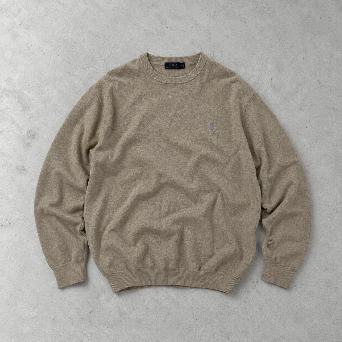 Ralph Lauren Sweater Khaki Rare (XXL)
