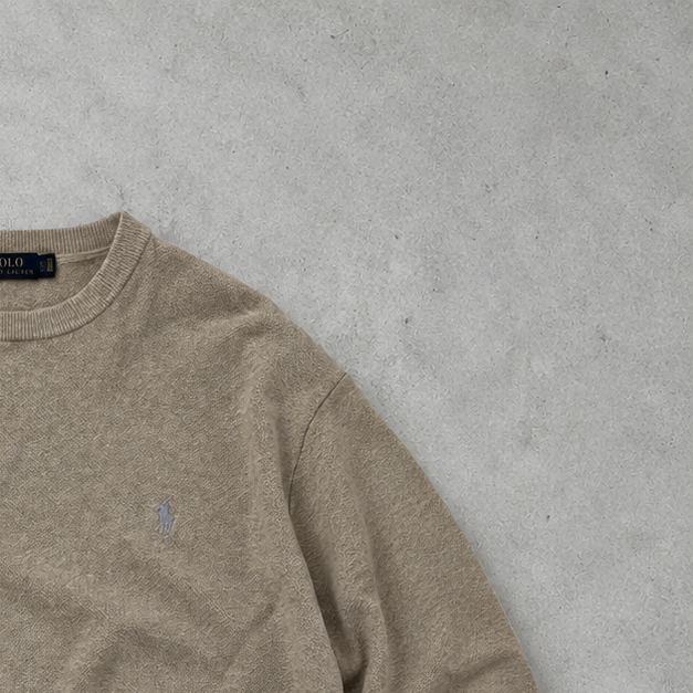Ralph Lauren Sweater Khaki Rare (XXL)