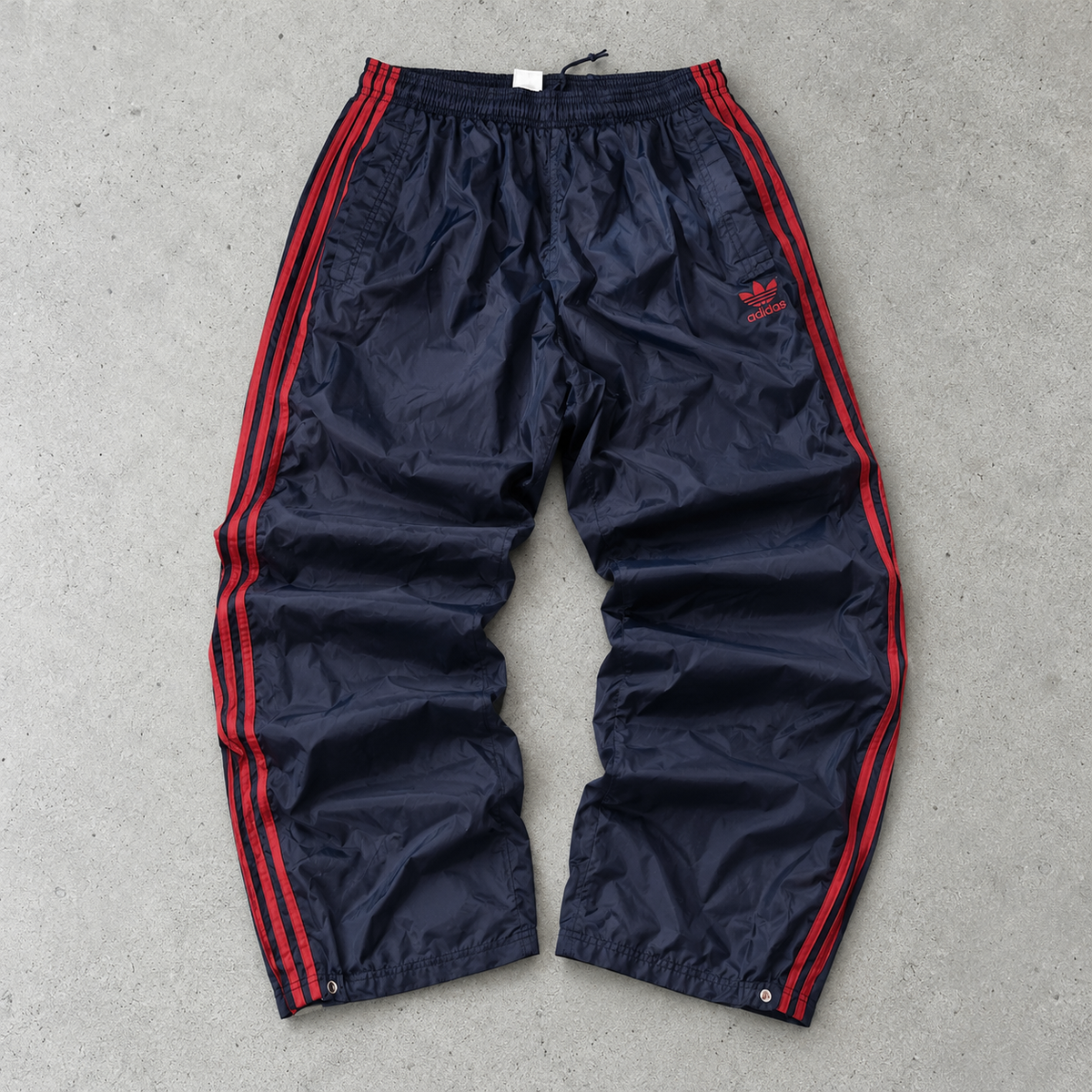 2000s Adidas Track Pants Marineblau Rare (M)