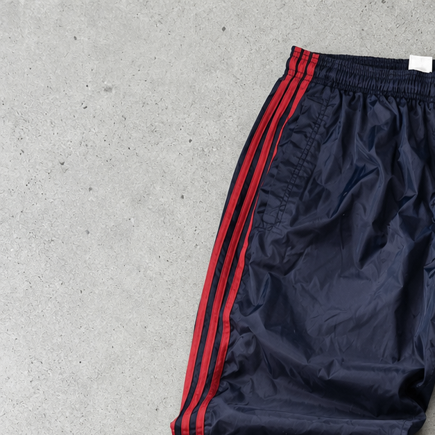 2000s Adidas Track Pants Marineblau Rare (M)