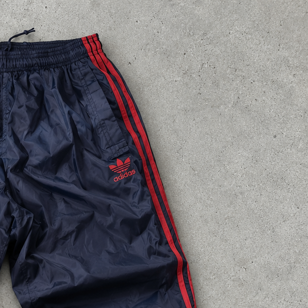 2000s Adidas Track Pants Marineblau Rare (M)
