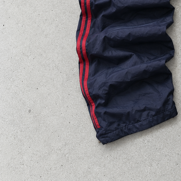 2000s Adidas Track Pants Marineblau Rare (M)