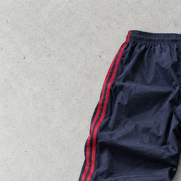 2000s Adidas Track Pants Marineblau Rare (M)
