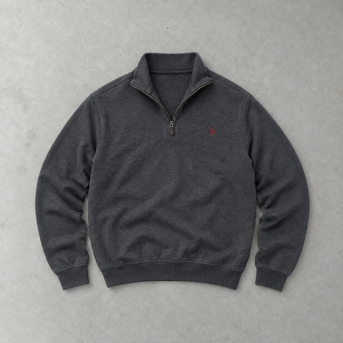 Ralph Lauren Zip Sweater Grau Rare (XL)