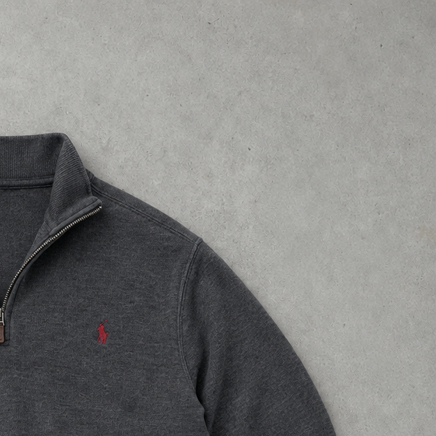 Ralph Lauren Zip Sweater Grau Rare (XL)