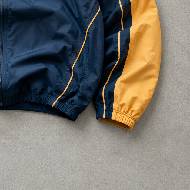 90s Y2K Nike Windbreaker Orange, Black Rare (Size XL)