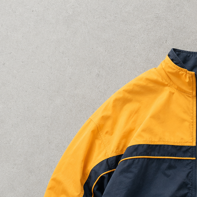 90s Y2K Nike Windbreaker Orange, Black Rare (Size XL)