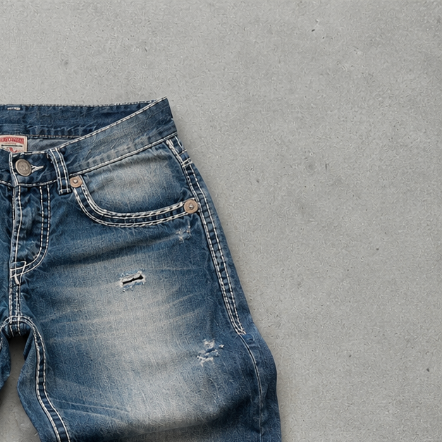 True Religion Ricky Super T Jeans Blau Limited (M)