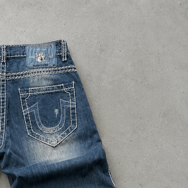 True Religion Ricky Super T Jeans Blau Limited (M)
