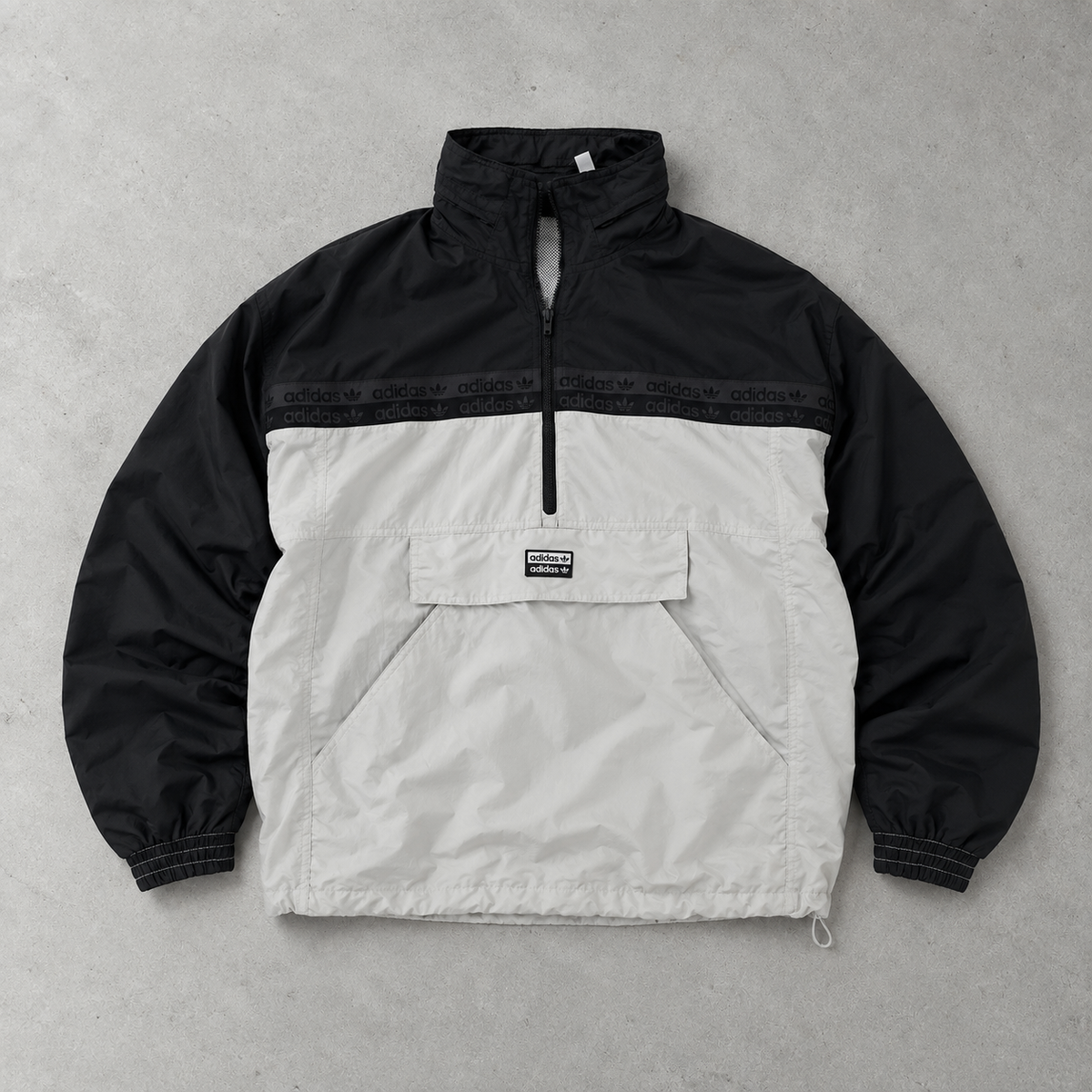 adidas Windbreaker Weiß, Schwarz Rare (M)