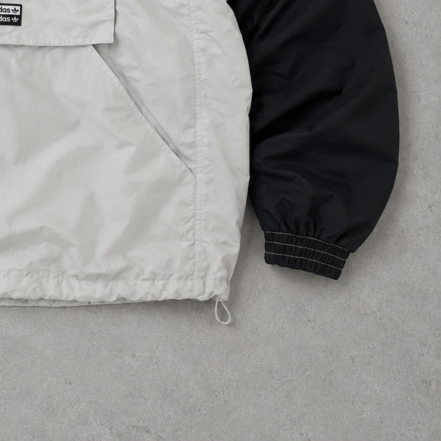 adidas Windbreaker Weiß, Schwarz Rare (M)