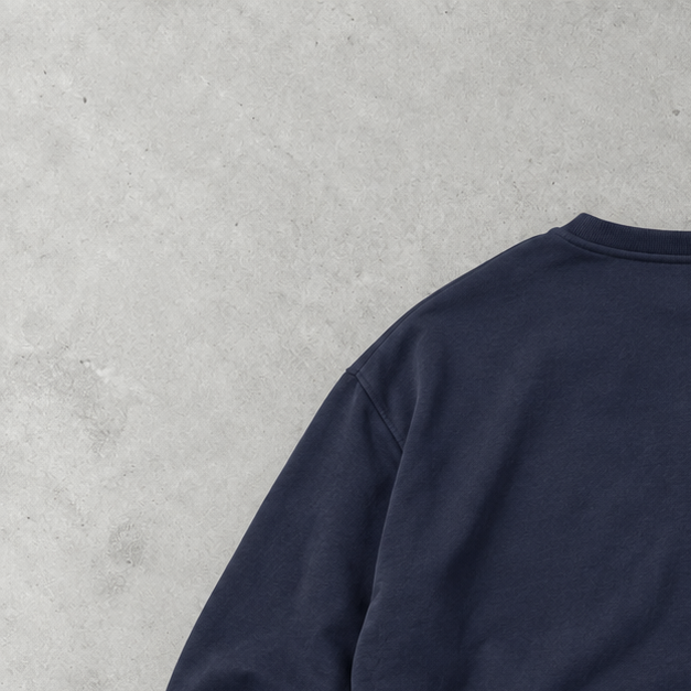 Ralph Lauren Sweater Marineblau Stitched Logo Rare (XL)