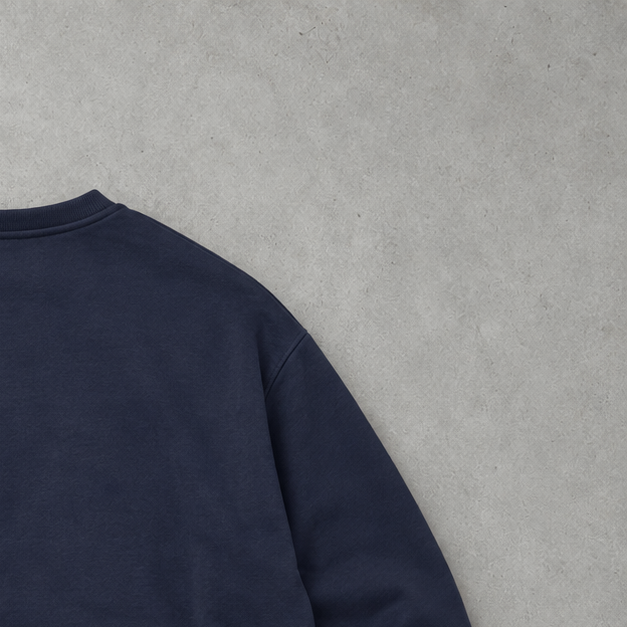 Ralph Lauren Sweater Marineblau Stitched Logo Rare (XL)