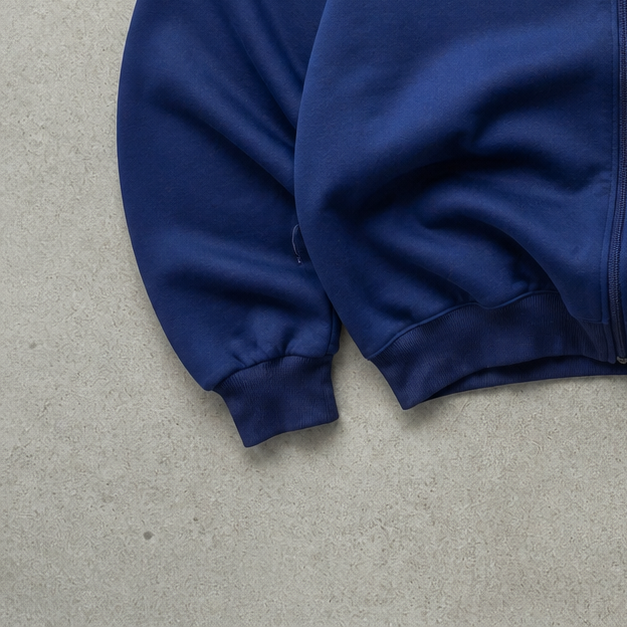 Adidas Track Jacket Marineblau Rare (M) Stitched Logo