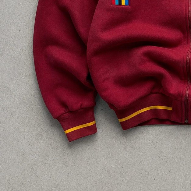 90s Y2K Nike Track Jacket Burgunderrot Limited (XL)
