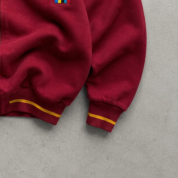 90s Y2K Nike Track Jacket Burgunderrot Limited (XL)
