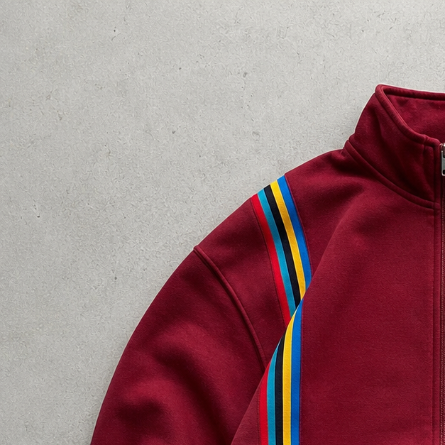 90s Y2K Nike Track Jacket Burgunderrot Limited (XL)