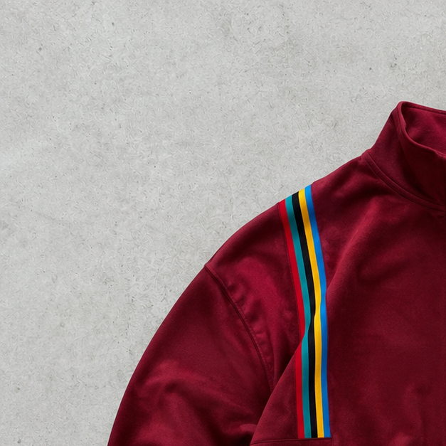 90s Y2K Nike Track Jacket Burgunderrot Limited (XL)