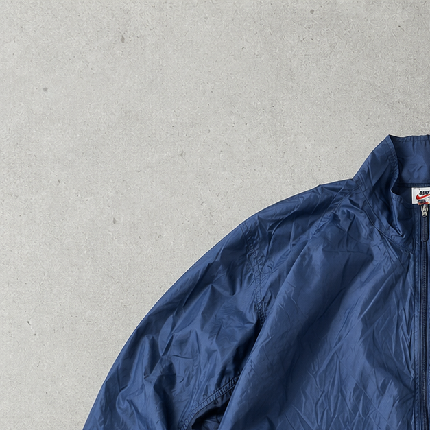 Y2K Nike Windbreaker Navy White Rare (XL)