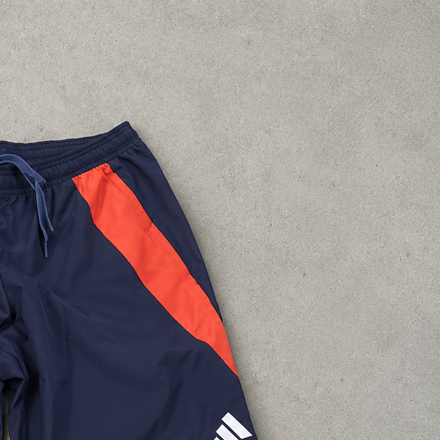 Adidas Pants Marineblau, Orange Rare (L)