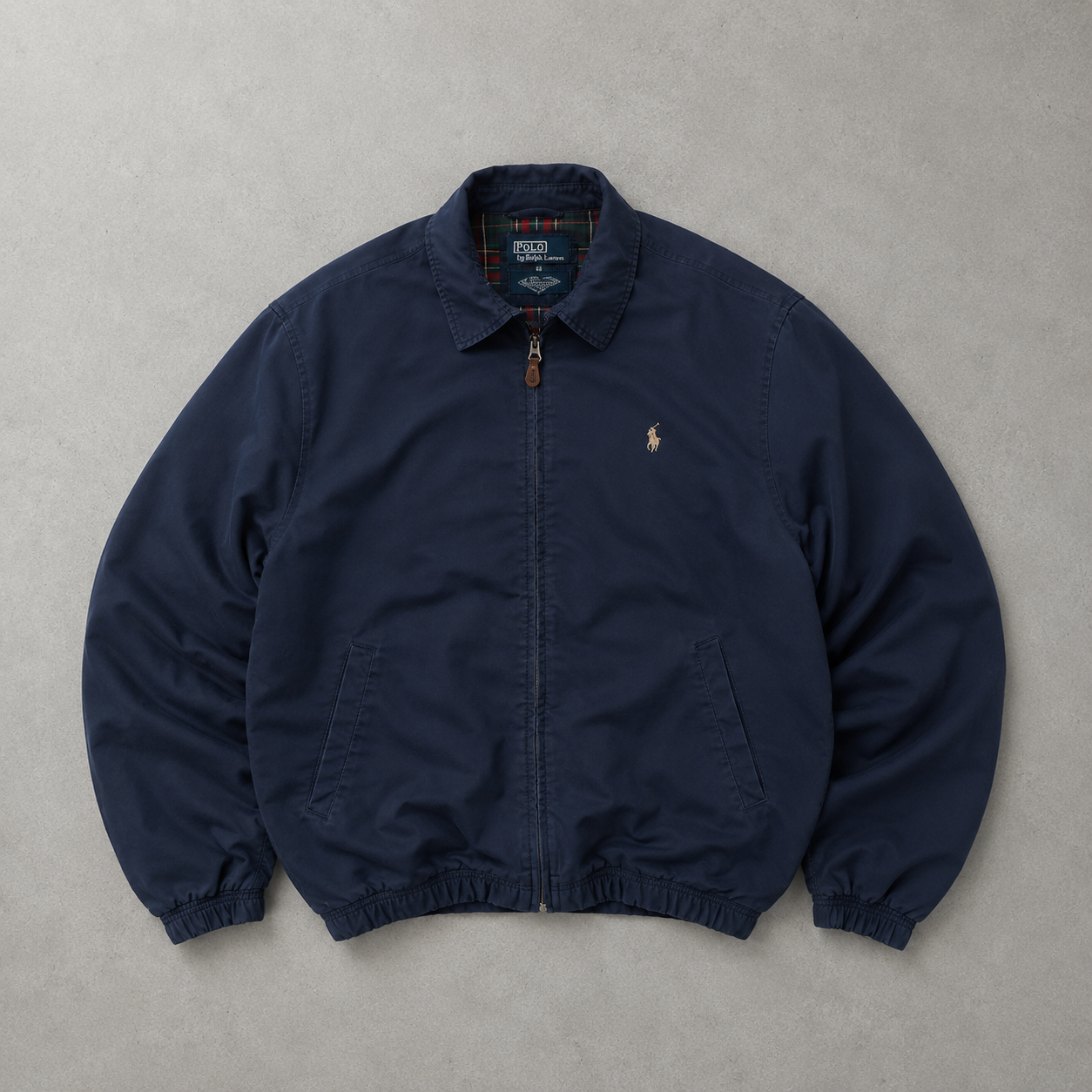 Y2K Ralph Lauren Hoodie Marineblau, Blau Rare (L)