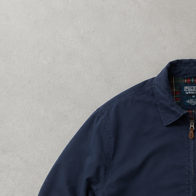 Y2K Ralph Lauren Hoodie Marineblau, Blau Rare (L)