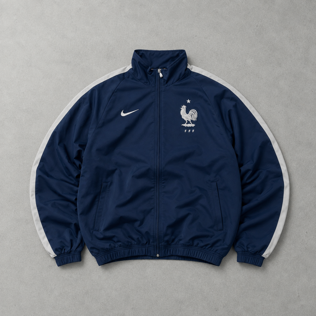 Y2K Nike Track Jacket Marineblau Limited (Size S)
