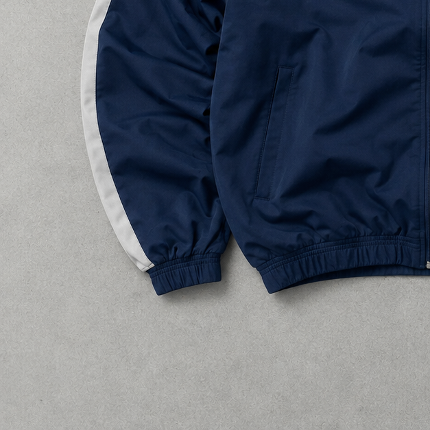 Y2K Nike Track Jacket Marineblau Limited (Size S)