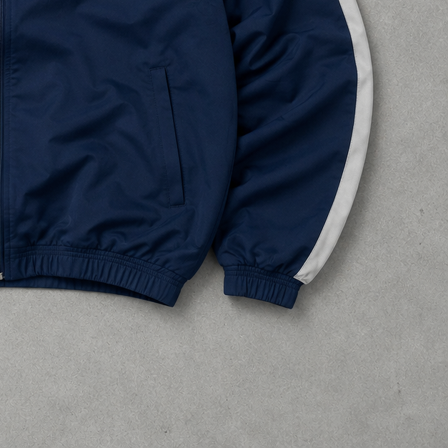 Y2K Nike Track Jacket Marineblau Limited (Size S)