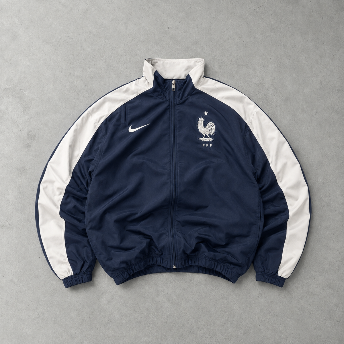 Y2K Nike Track Jacket Marineblau Limited (Size S)