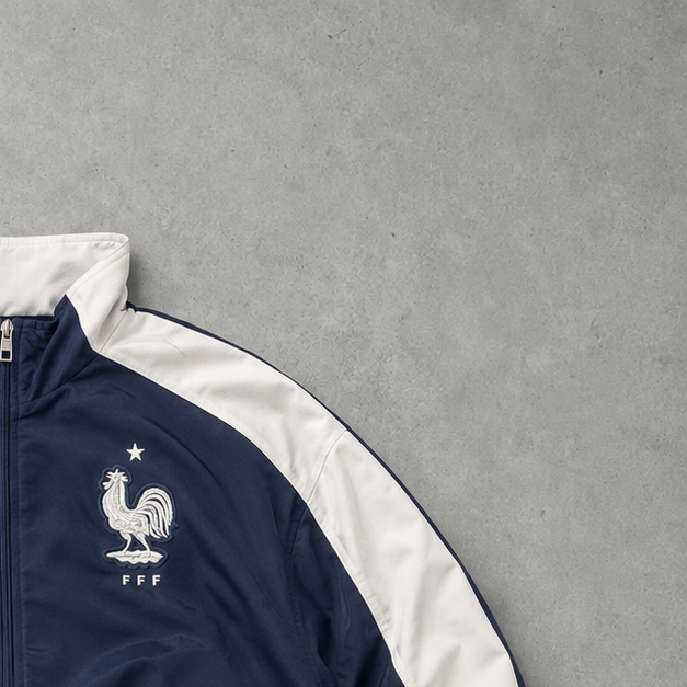 Y2K Nike Track Jacket Marineblau Limited (Size S)