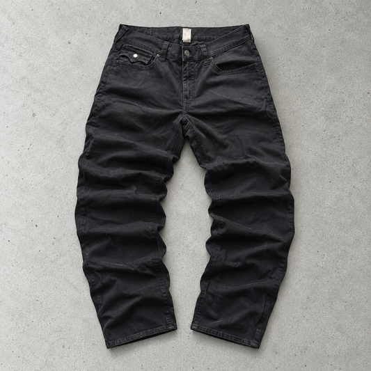 True Religion Straight Leg Jeans Black Rare (W36 | DE 52)