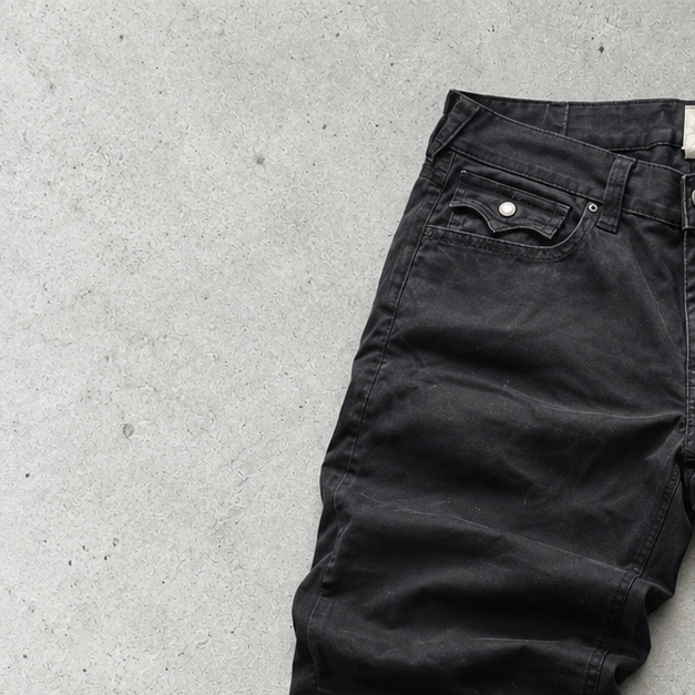 True Religion Straight Leg Jeans Black Rare (W36 | DE 52)
