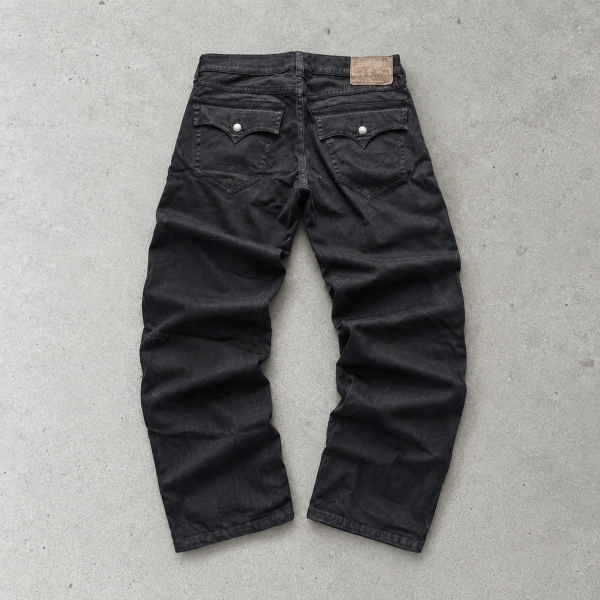 True Religion Straight Leg Jeans Black Rare (W36 | DE 52)