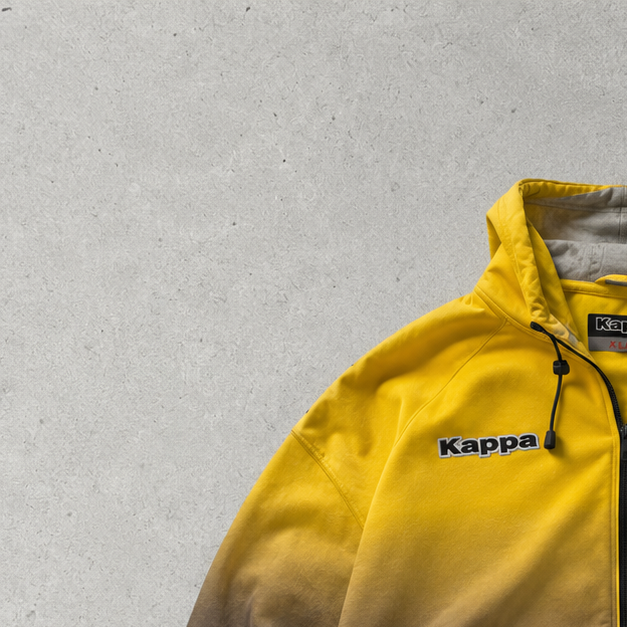 Kappa Jacket Black / Gelb Rare (XL)