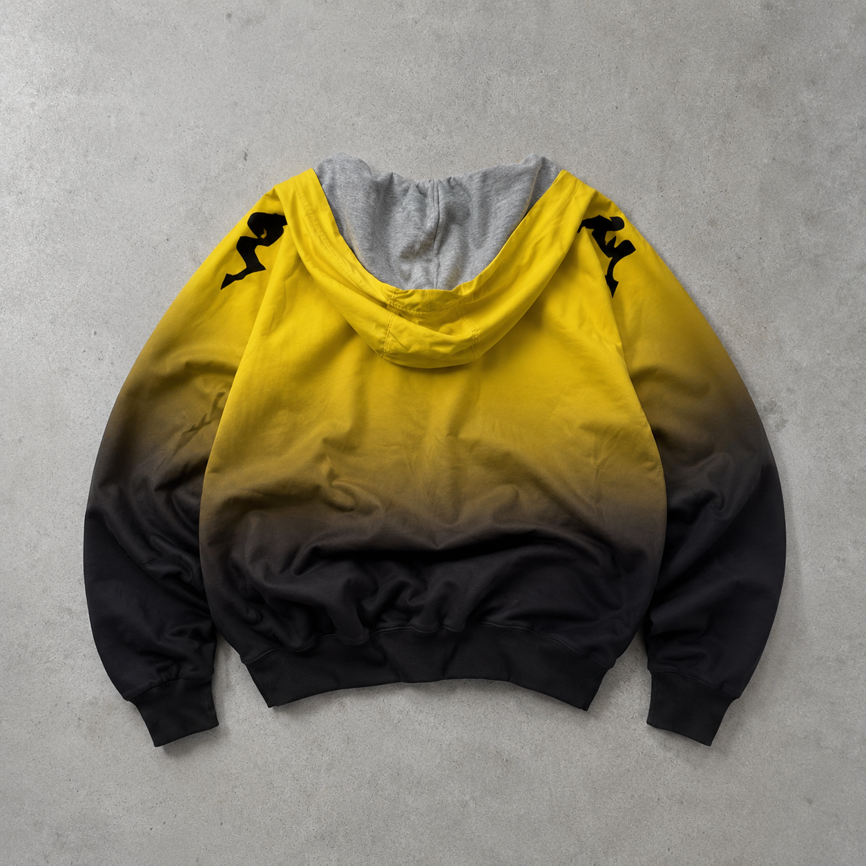 Kappa Jacket Black / Gelb Rare (XL)