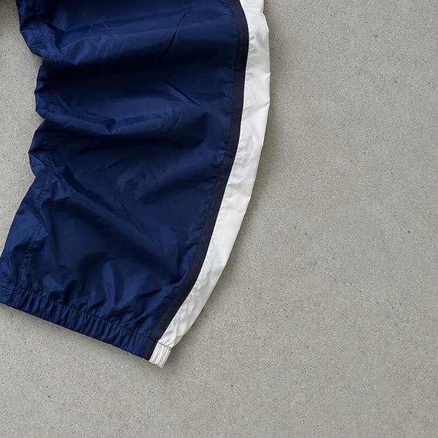 Y2K Adidas Pants Marineblau, Weiß Rare Stitched Logo (XL)