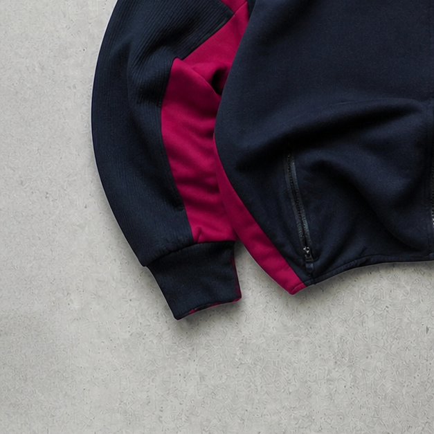 Adidas Jacket Burgunderrot, Blau Limited (M) Stitched Logo