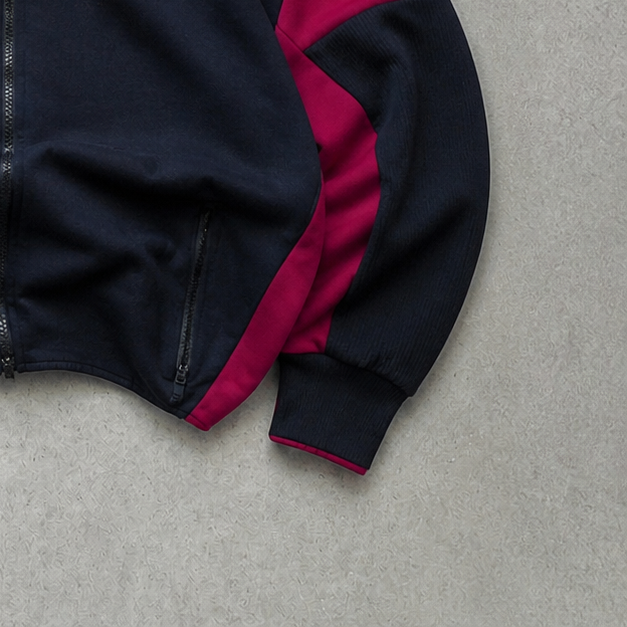Adidas Jacket Burgunderrot, Blau Limited (M) Stitched Logo