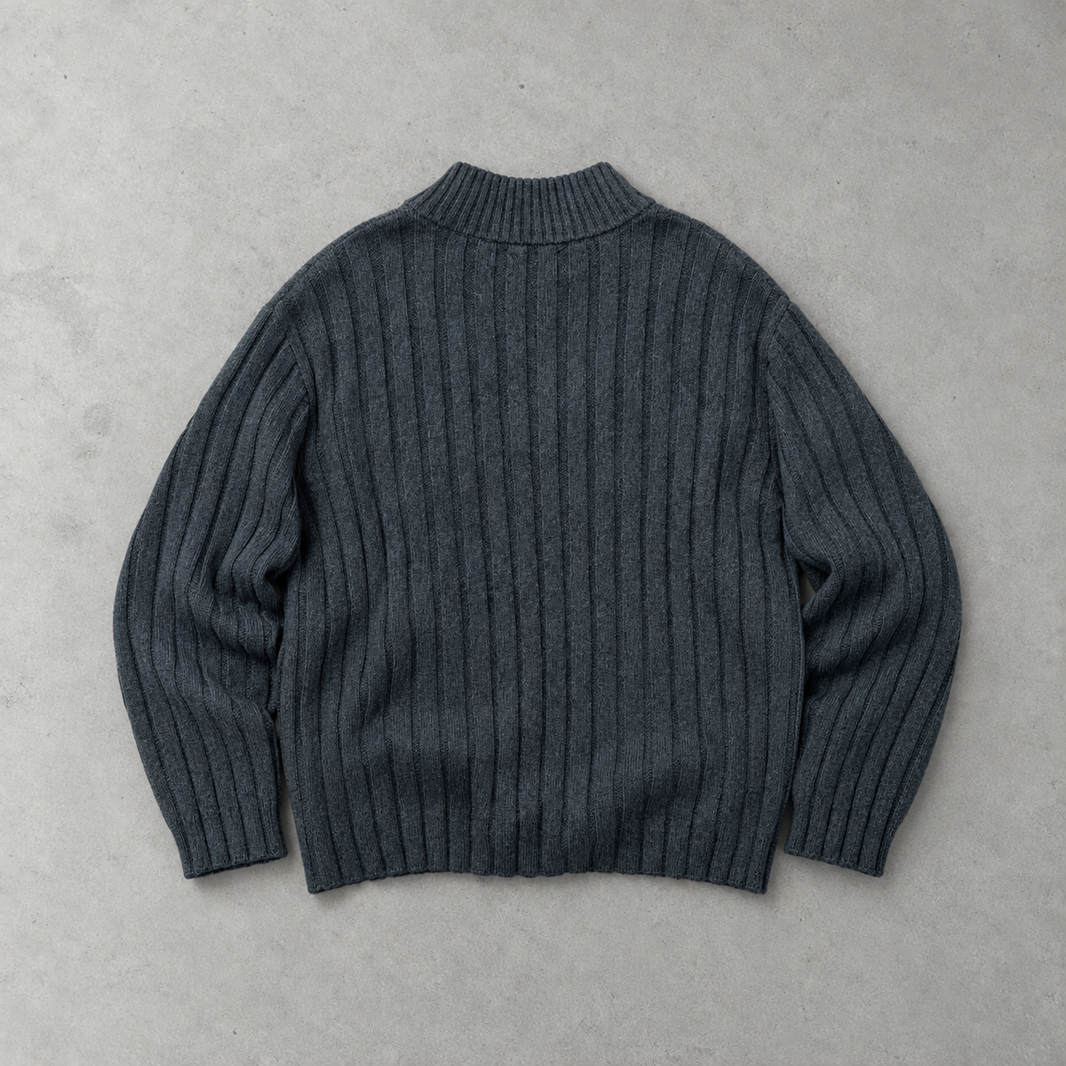 Ralph Lauren Half-Zip Sweater Grau Rare (L)