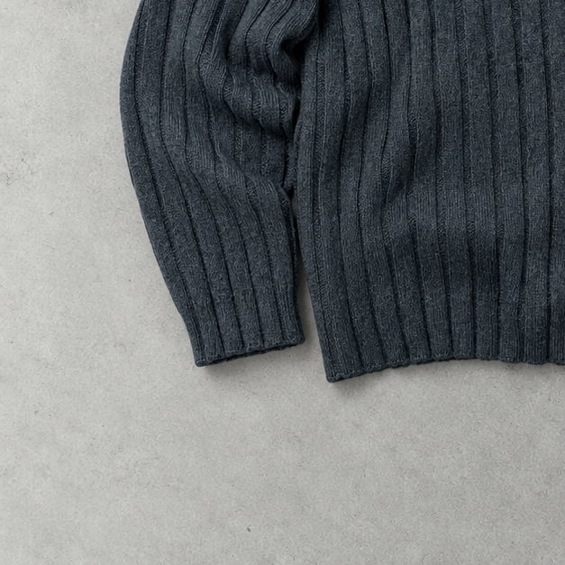 Ralph Lauren Half-Zip Sweater Grau Rare (L)