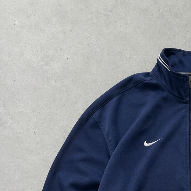 90s 80s Y2K Nike Windbreaker Marineblau Limited (XL)