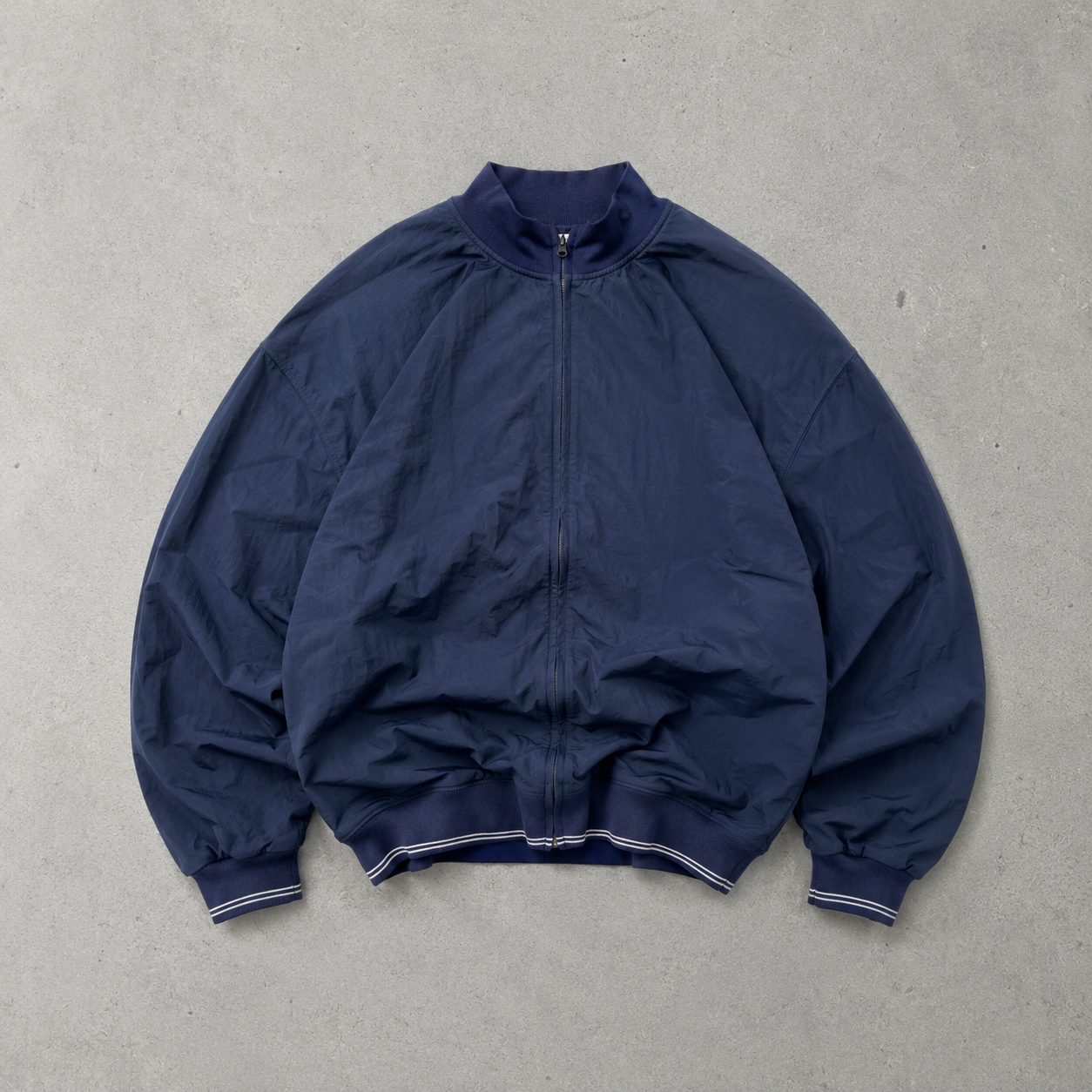 90s 80s Y2K Nike Windbreaker Marineblau Limited (XL)