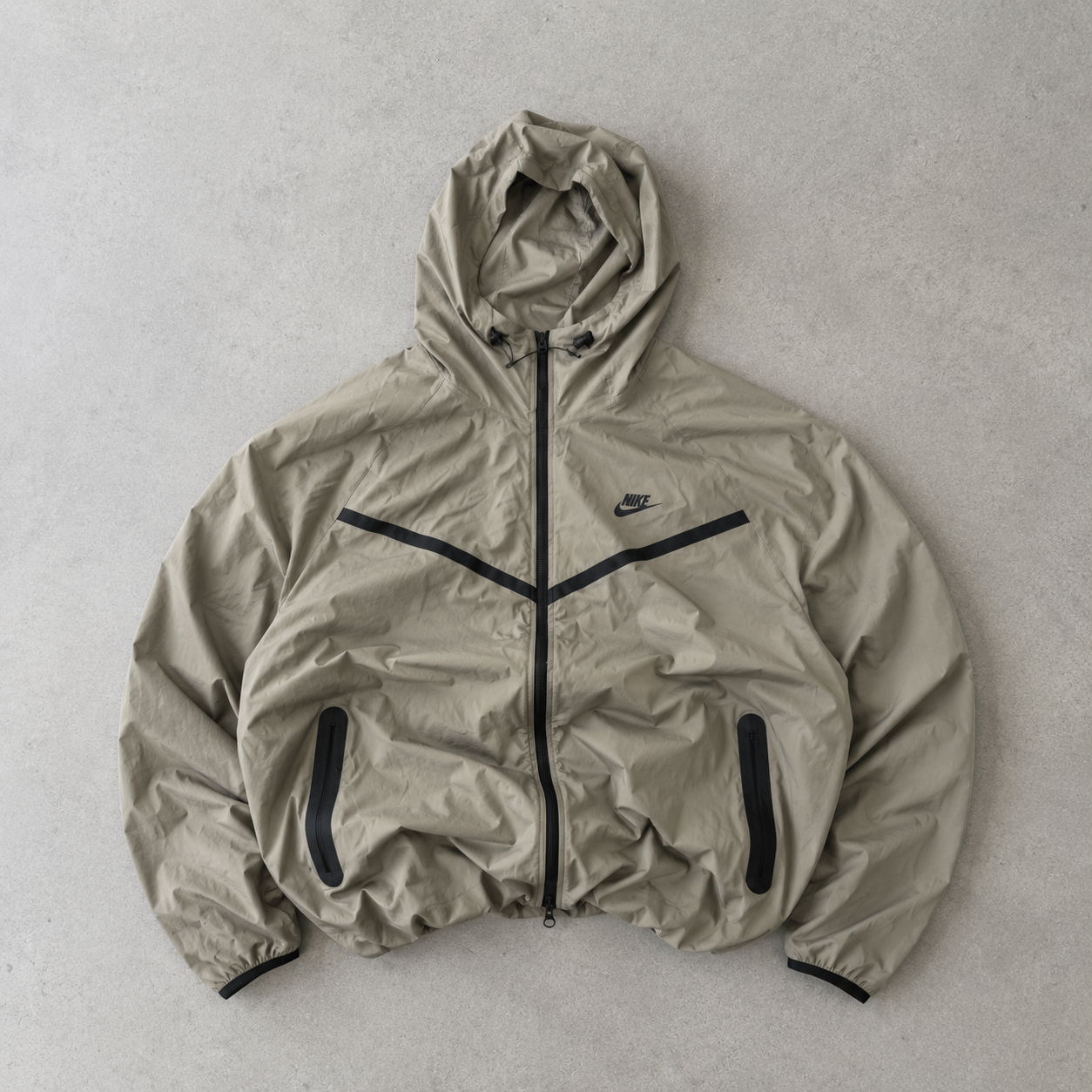 Nike Jacket Khaki Black Rare (L)