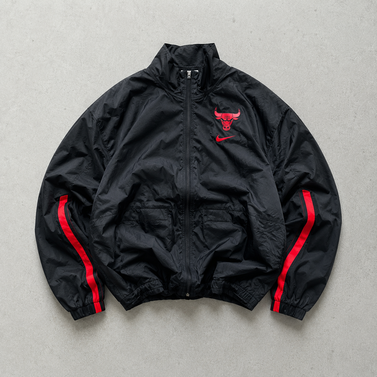 NBA Nike Track Jacket Black, Red Limited (Size L)
