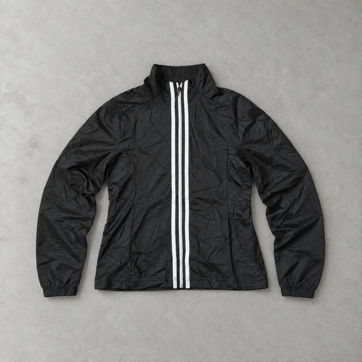 Y2K Adidas Trainingsjacke Schwarz limitiert (S)