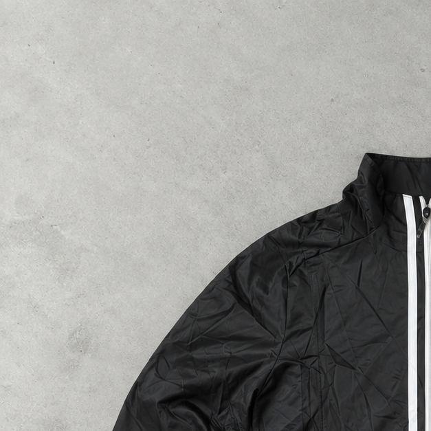 Y2K Adidas Trainingsjacke Schwarz limitiert (S)