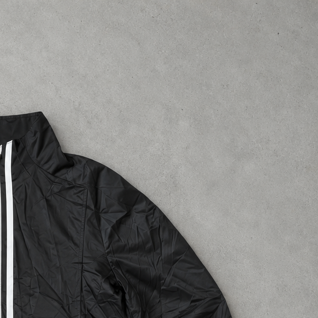 Y2K Adidas Trainingsjacke Schwarz limitiert (S)